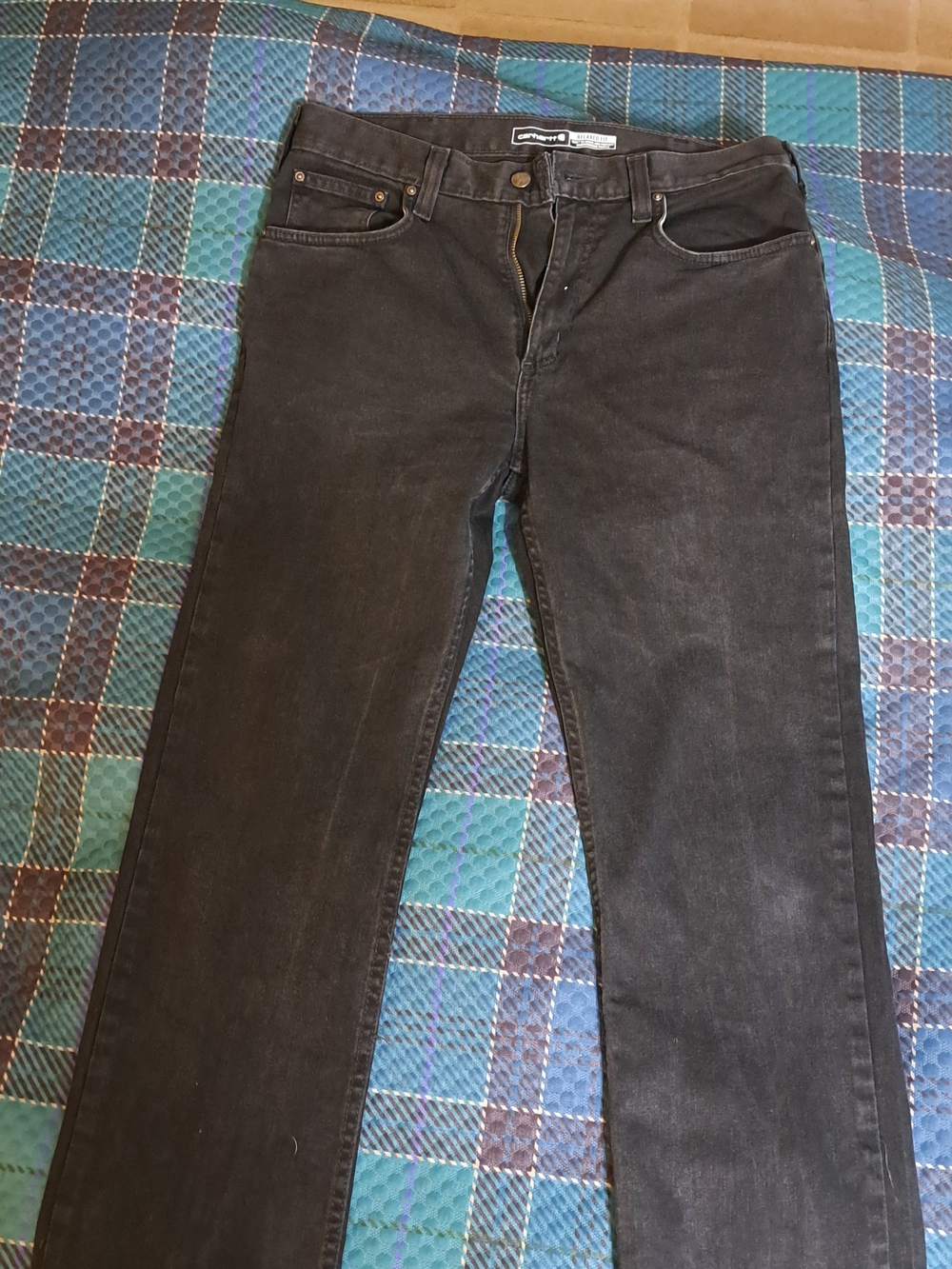 Carhartt Men's Black Relaxed Fit Jeans